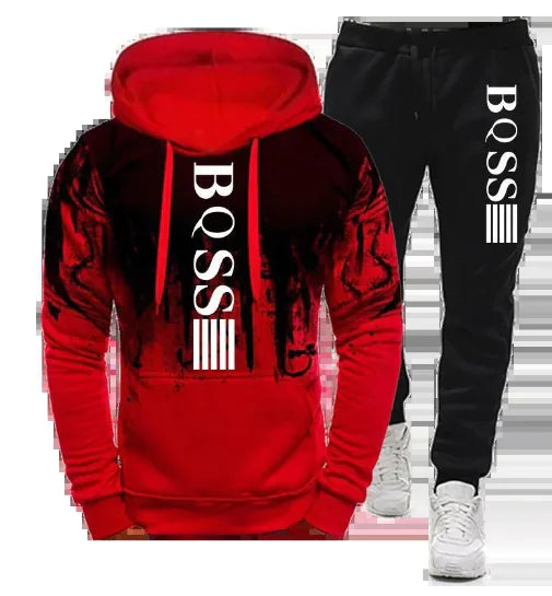 Stylish Sports Tracksuit Set with Hoodie (One Set) All is equal fashion