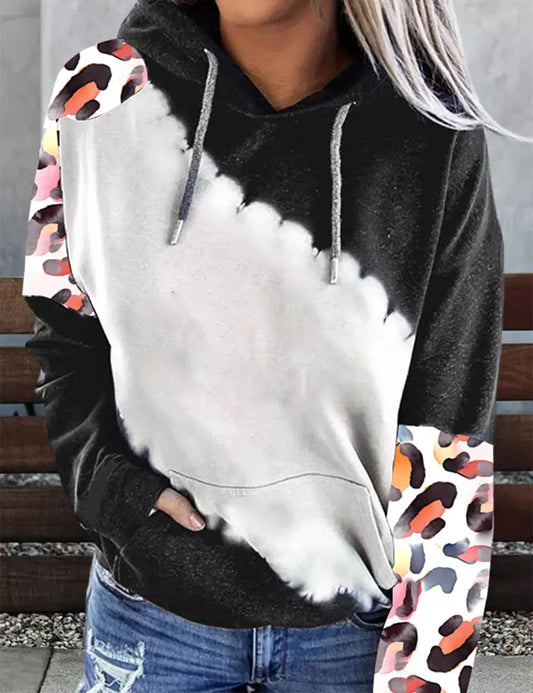 Casual Printed Sports Hoodie for Women All is equal fashion