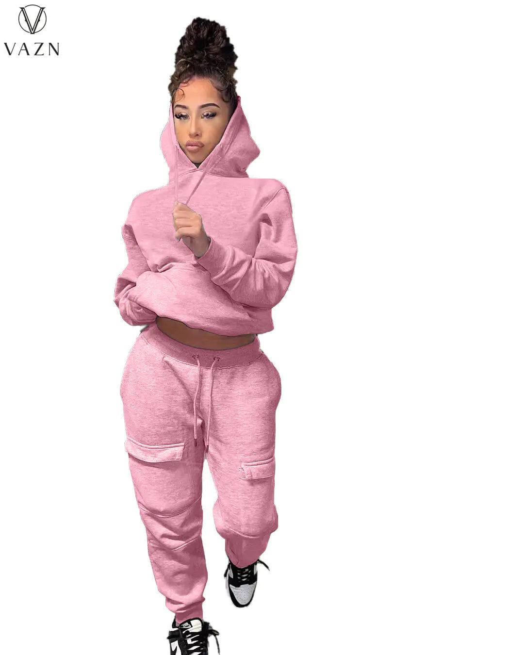VAZN 2021 Spring Women’s Casual Two-Piece Suit Set All is equal fashion