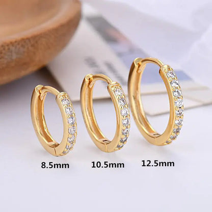 Stylish 925 Silver Earrings with Zirconia and Diamonds All is equal fashion