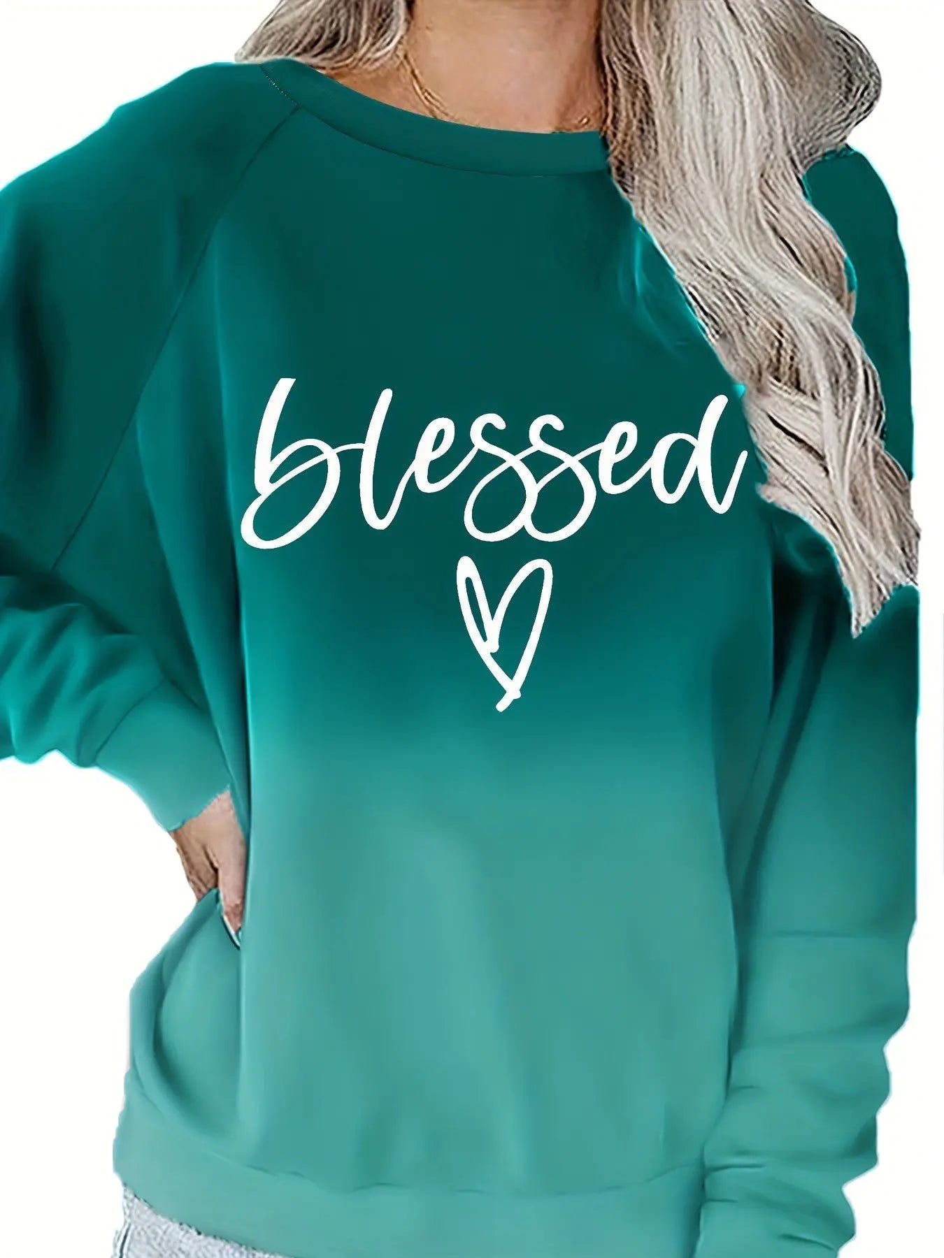 Women's Fashion Sweatshirt with Letter Print Design All is equal fashion