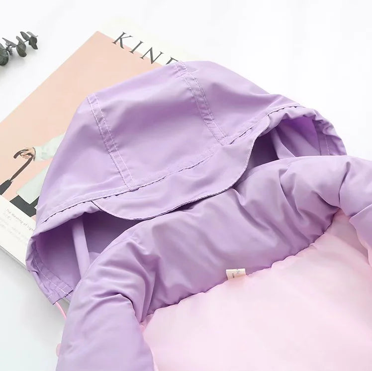 Rainbow Loose Thick Cotton Jacket (Bread Jacket) All is equal fashion