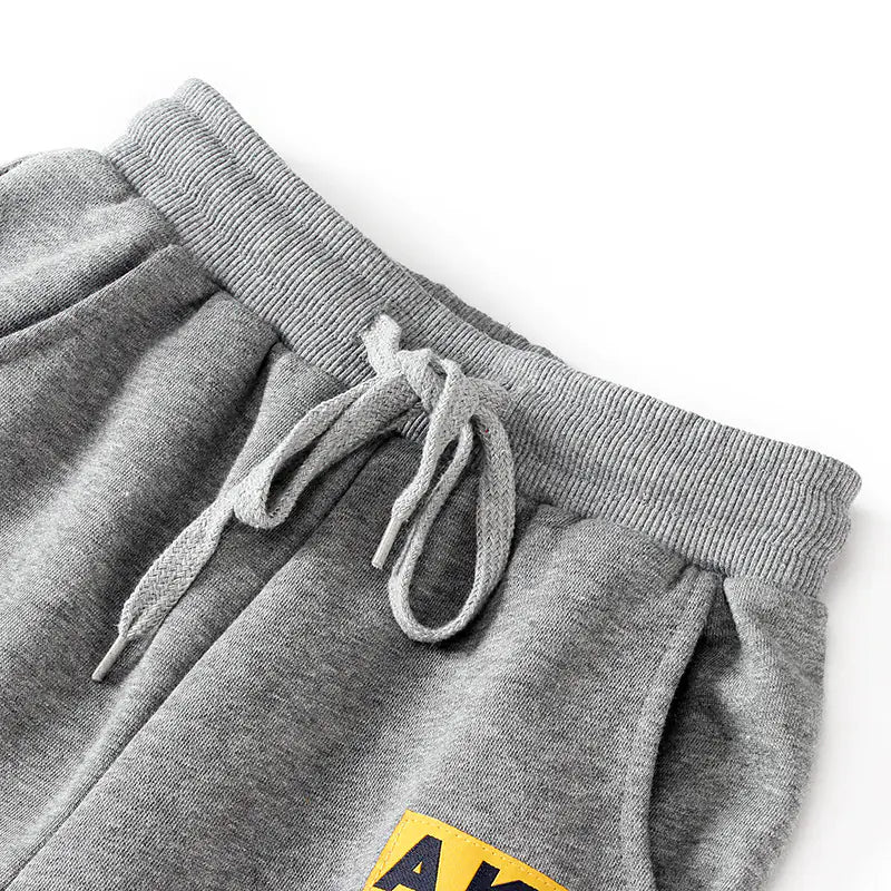 Boys' Knit Sports Pants with Print All is equal fashion
