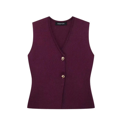 Elegant Wine Red Skirt Set™ rosses clothing
