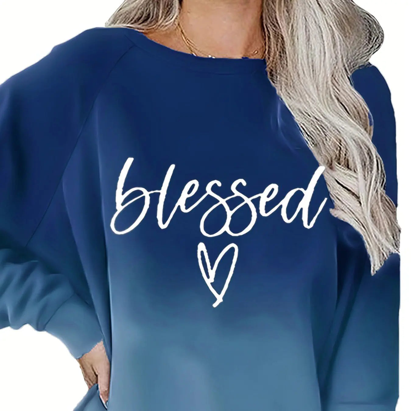 Women's Fashion Sweatshirt with Letter Print Design All is equal fashion