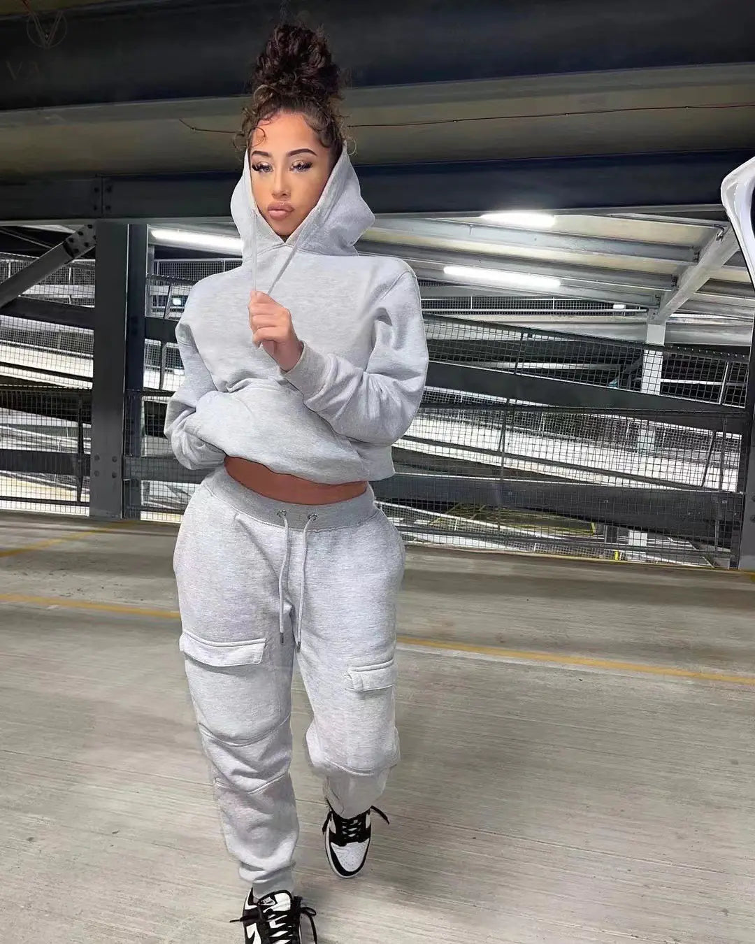 VAZN 2021 Spring Women’s Casual Two-Piece Suit Set All is equal fashion