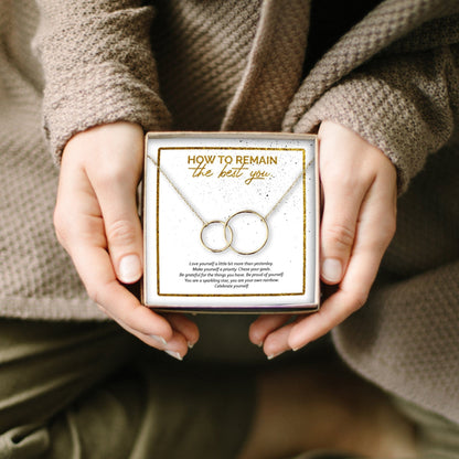 Best You Interlocking Circles Gold Necklace