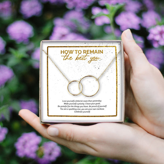 Best You Interlocking Circles Gold Necklace