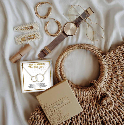 Best You Interlocking Circles Gold Necklace