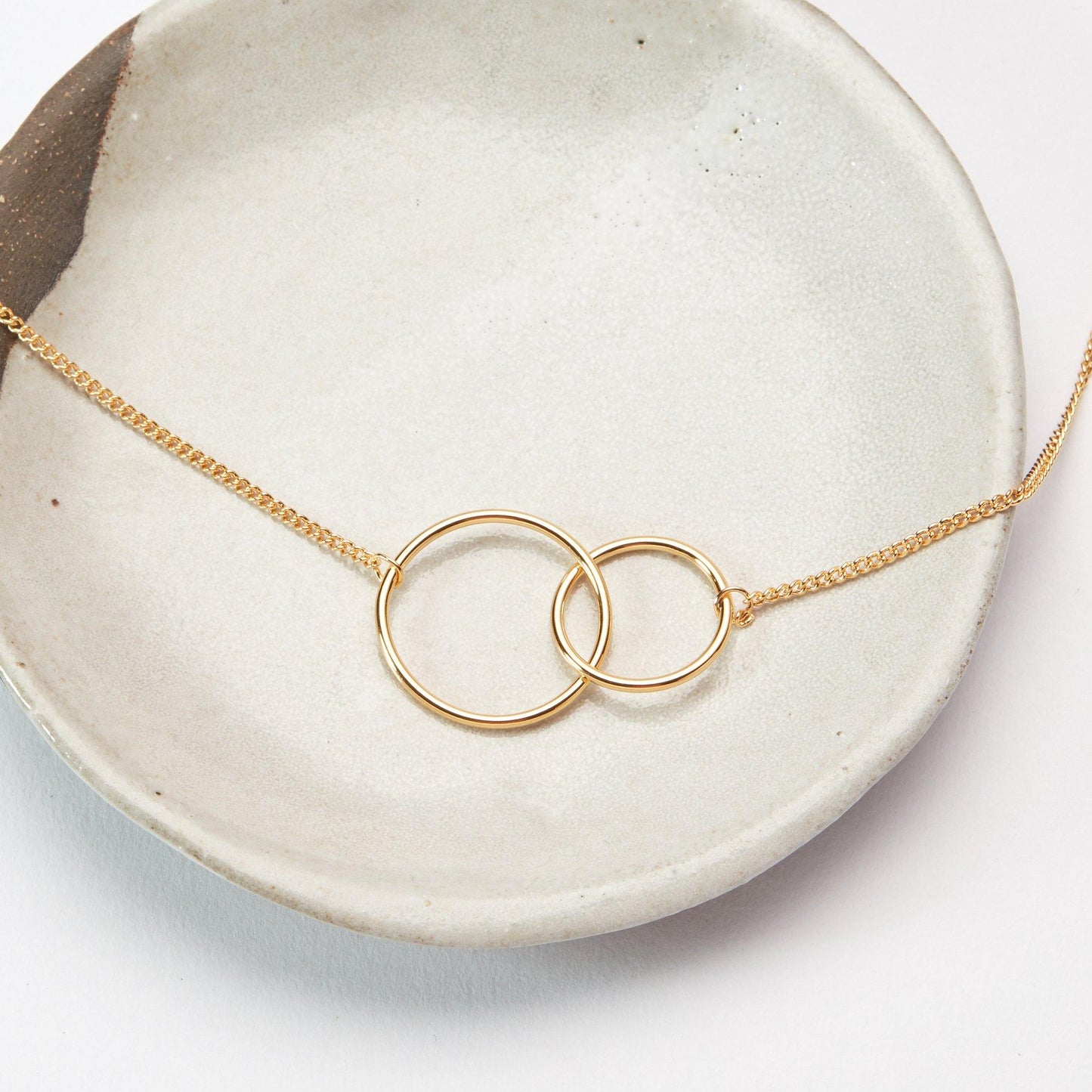 Best You Interlocking Circles Gold Necklace