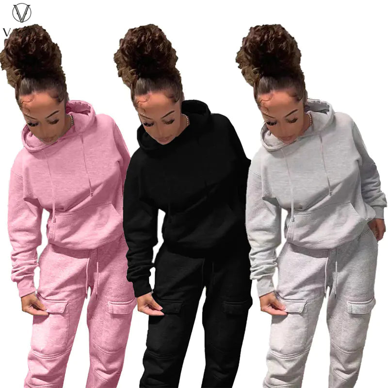 VAZN 2021 Spring Women’s Casual Two-Piece Suit Set All is equal fashion