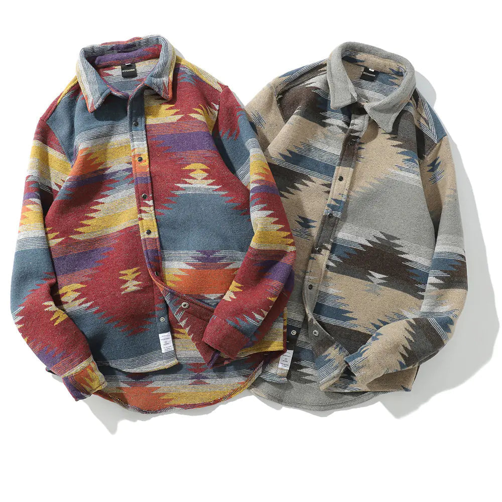 Men's Ethnic Style Long Sleeve Shirt - Spring 2019 Collection All is equal fashion