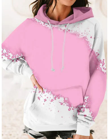 Casual Printed Sports Hoodie for Women All is equal fashion