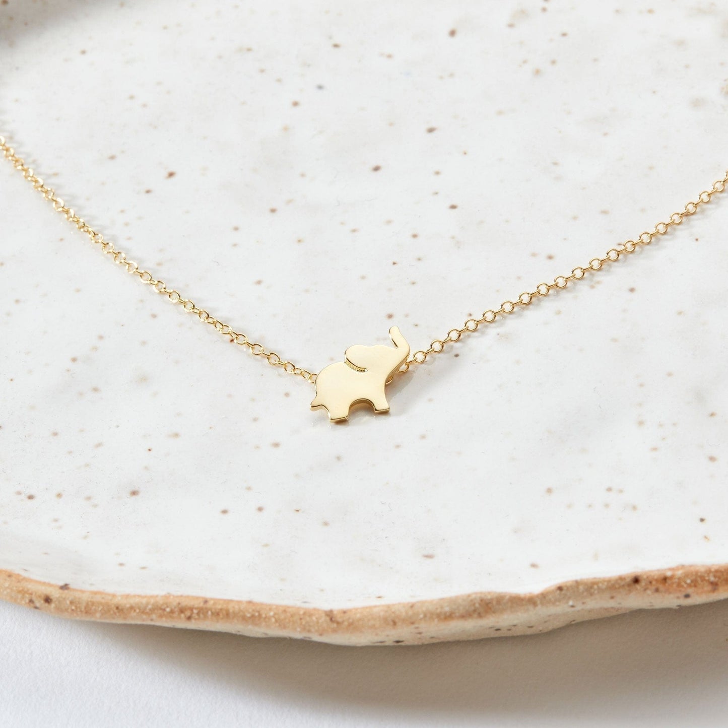 Nurse Elephant Pendant Necklace