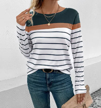 Casual Striped Top All is equal fashion
