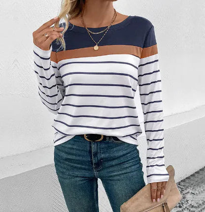 Casual Striped Top All is equal fashion