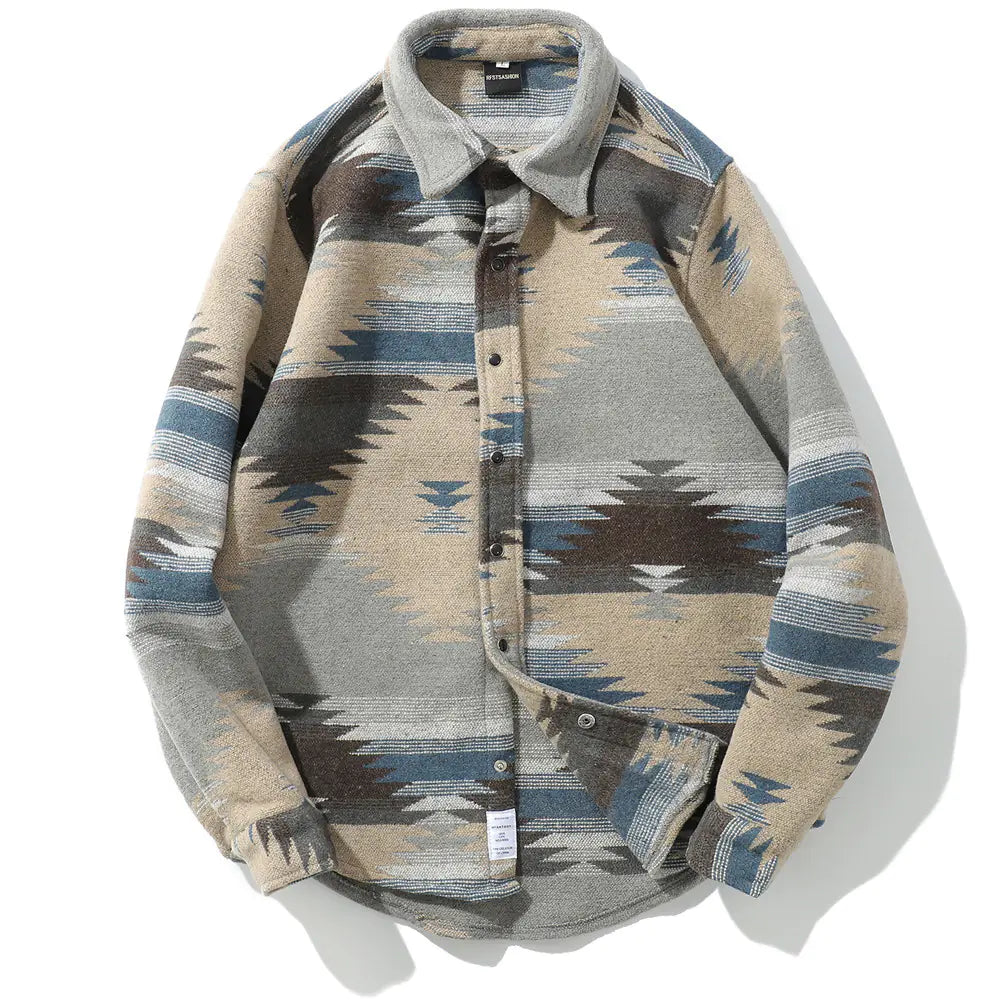 Men's Ethnic Style Long Sleeve Shirt - Spring 2019 Collection All is equal fashion